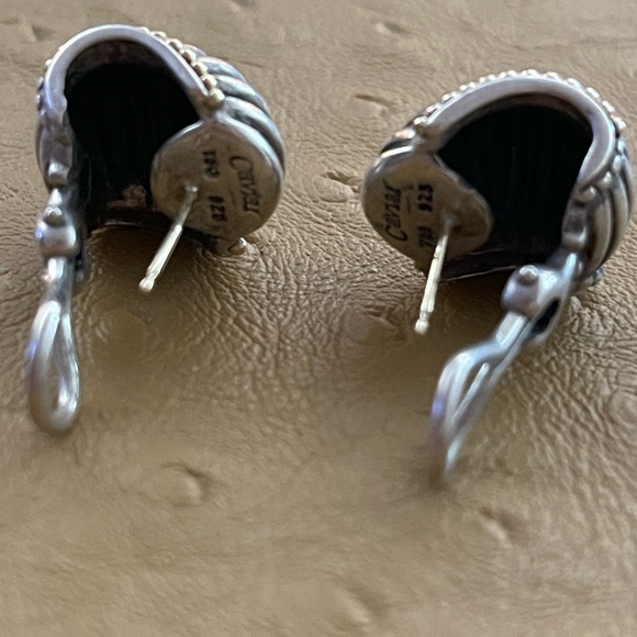 Lagos Earrings 18 kt and silver - Picture 4 of 4